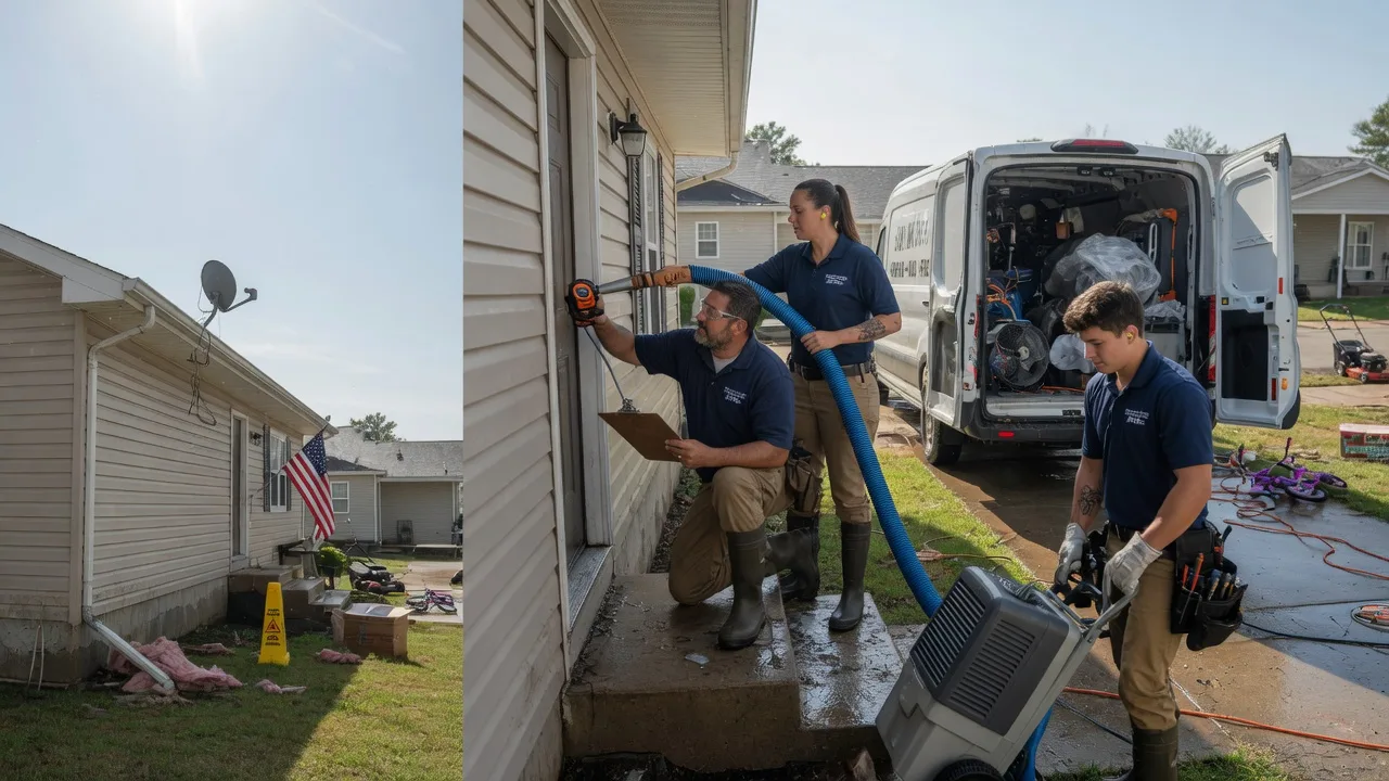 Ceiling Water Damage Restoration in Conrad, IA near me